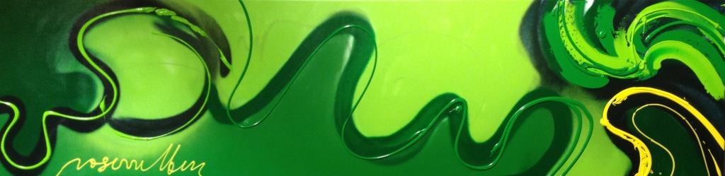 Houthalen — abstract-expressionistisch schilderij van Roger Rutten
