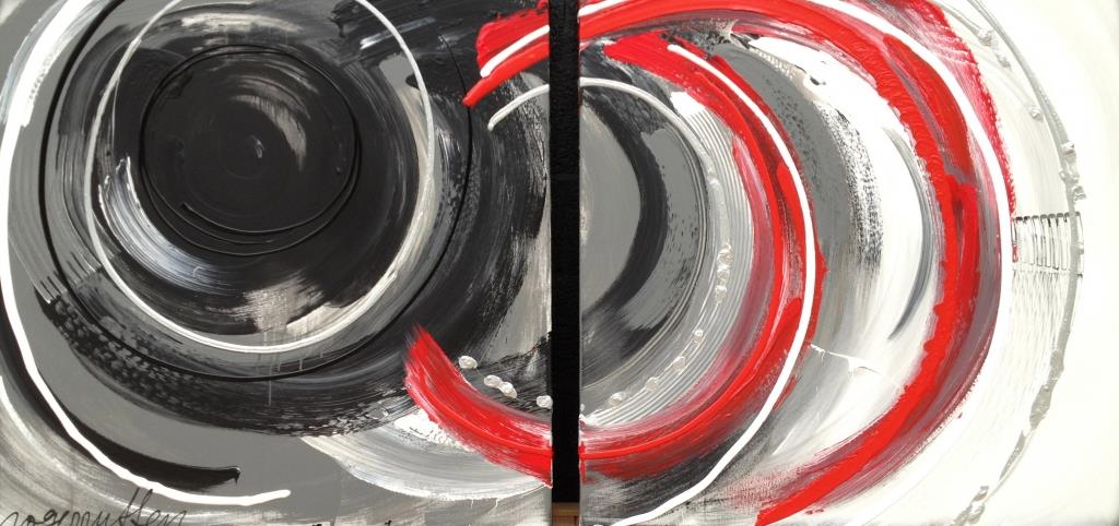 Thorn — abstract-expressionistisch schilderij van Roger Rutten