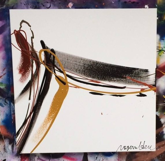 Vaals — abstract-expressionistisch schilderij van Roger Rutten