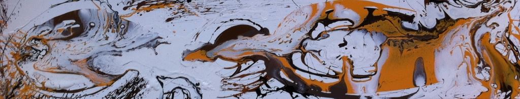 Noordzee — abstract-expressionistisch schilderij van Roger Rutten